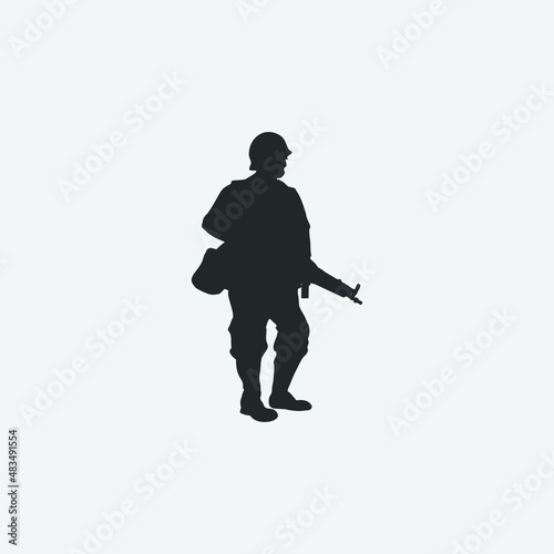 Army vector icon illustration sign