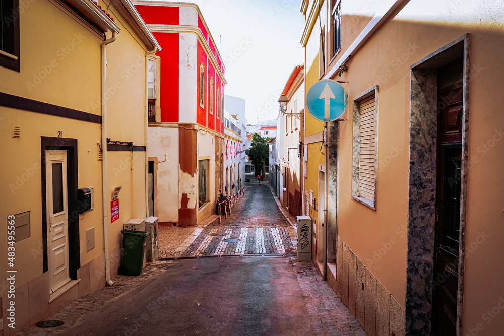 Fototapeta premium Lagos Old Town in Portugal Algarve