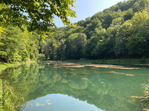Artificial lakes in a Park forest Jankovac - Papuk nature park  Croatia  Umjetna jezera u Park   umi Jankovac - Park prirode Papuk  Hrvatska 