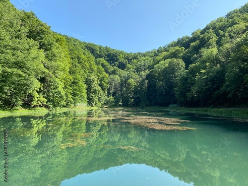 Artificial lakes in a Park forest Jankovac - Papuk nature park  Croatia  Umjetna jezera u Park   umi Jankovac - Park prirode Papuk  Hrvatska 