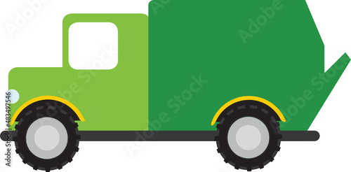 Garbage disposal truck