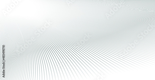Abstract warped Diagonal Striped Background. Vector curved twisted slanting, waved lines texture. Brand new style for your business design.