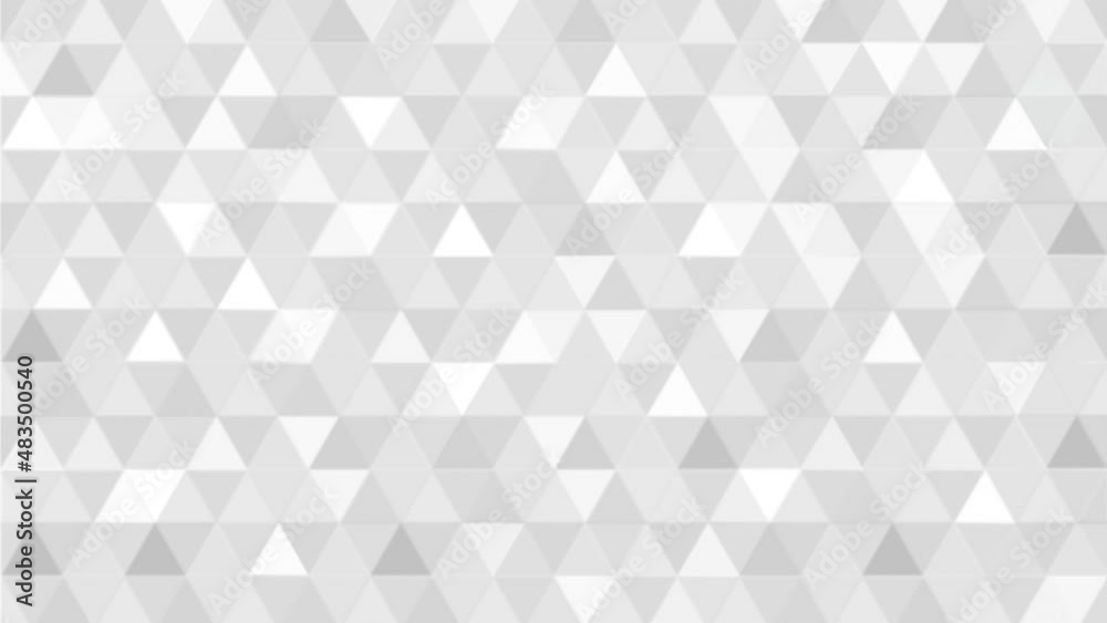 Glittering abstract triangle pattern / gray