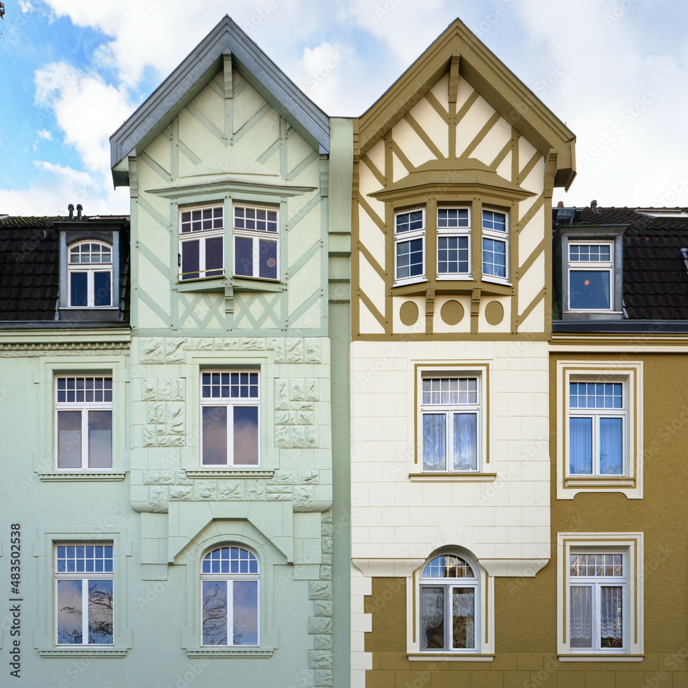 dissimilar twins, beautifully renovated gründerzeit houses from the late 19th century in cologne ehrenfeld dissimilar twins, beautifully renovated gründerzeit houses from the late 19th century in cologne ehrenfeld
