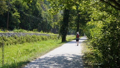 person hiking