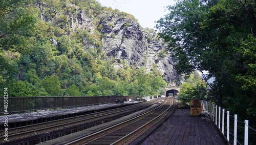 railway in the mountains