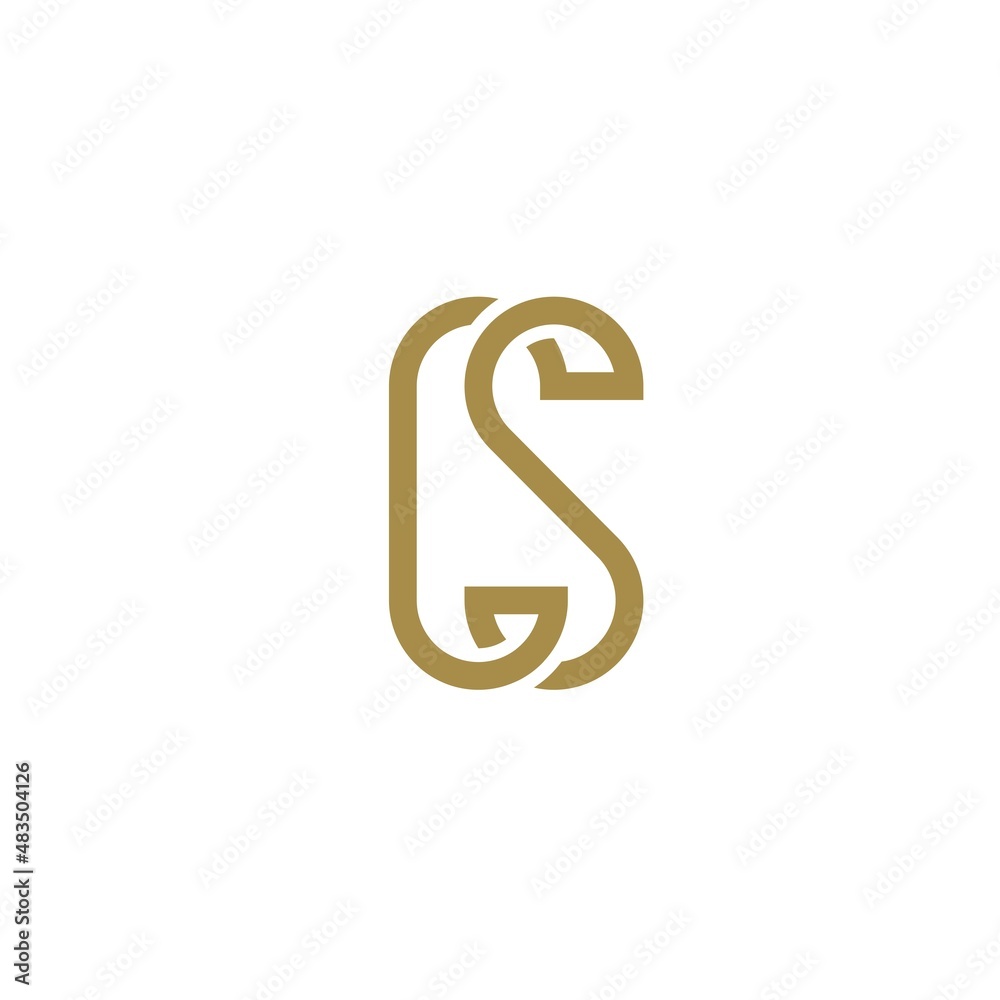 Initial letter CS logo design vector template Initial letter CS logo design vector template