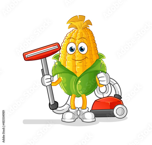 corn clean with a vacuum . character vector