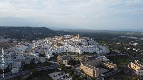 aerial view of Ostuni