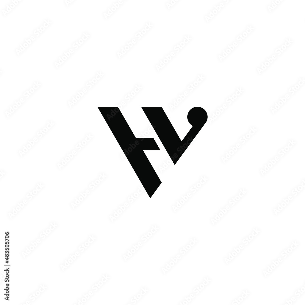 wh latter vector logo abstrack wh latter vector logo abstrack