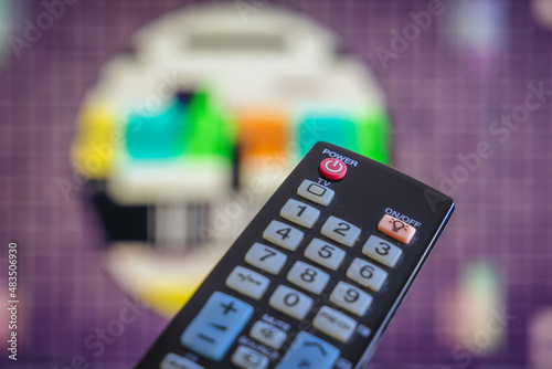 Remote control for TV and characteristic no signal screen