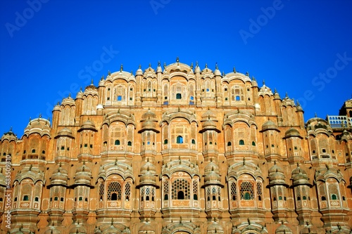 Hawa Mahal, Jaipur. Hawa Mahal, or the Palace of Winds (or Breeze), is a palace at Jaipur in the state of Rajasthan in India. It has 953 small windows.