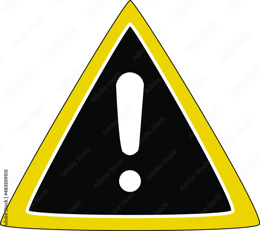 Attention sign. Vector illustration Attention sign. Vector illustration
