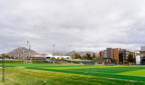 Photography riverside, California USA - 12 27 2021: The campus landscape of University of Ca