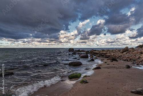 Nonnevitz Beach and the Baltic See coast between Schwarbe and Nonnevitz, Mecklenburg-Western Pomerania, Germany photo