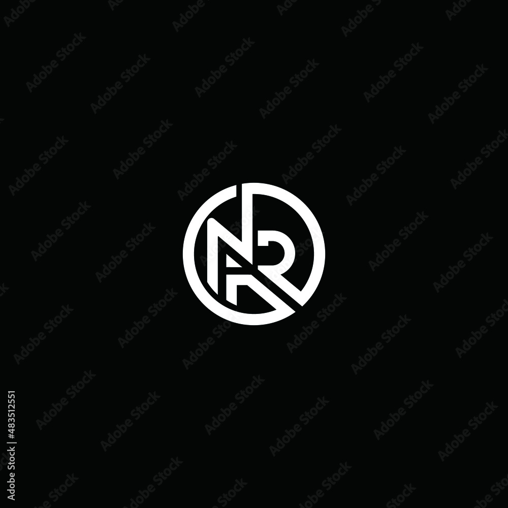 ANR NR RN monogram logo initial letter designs ANR NR RN monogram logo initial letter designs
