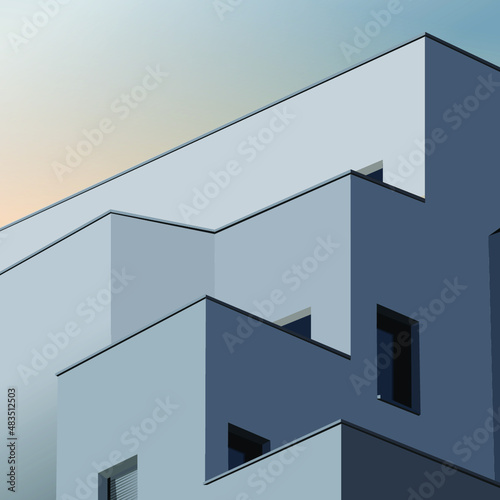 Abstract Architecture Illustration 7