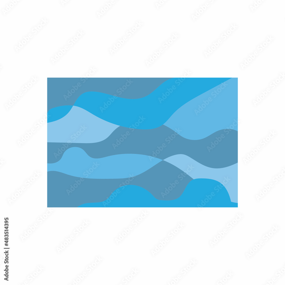 Obraz premium Abstract Water wave vector illustration design background