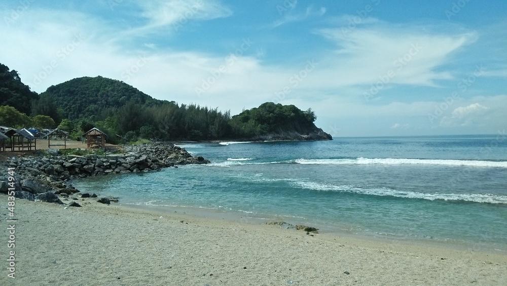 lovely beach on Aceh Land