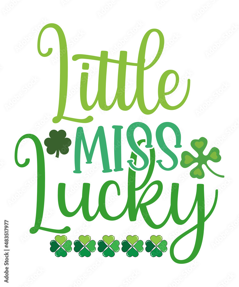 Fototapeta premium St Patrick's Day SVG Bundle, Lucky svg, Irish svg, St Patrick's Day Quotes, Shamrock svg, Clover svg, Cut File, Cricut, Silhouette, PNG,St Patrick's Day SVG Bundle