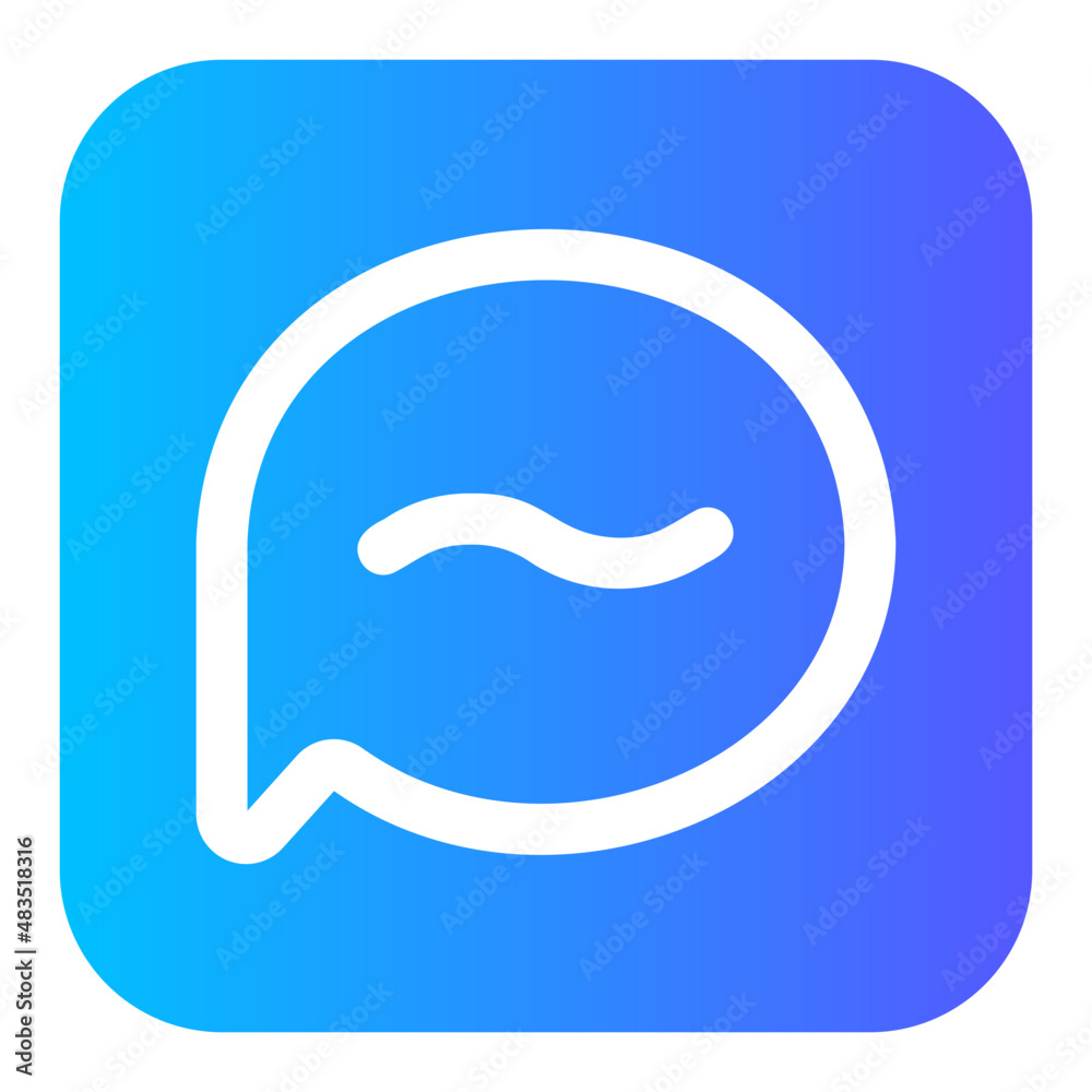 speech bubble gradient icon speech bubble gradient icon
