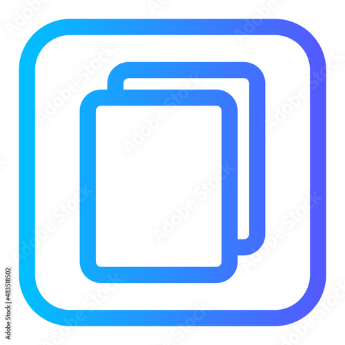 document gradient icon
