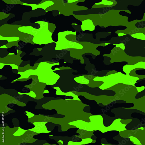 Vector camouflage, hunting and fishing. Illustration. Pattern.