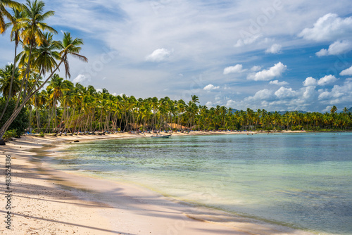 Playa del Aserradero beach in Samana province of Dominican Republic
