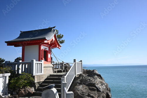 【高知県】桂浜の海津見神社（竜王宮） photo