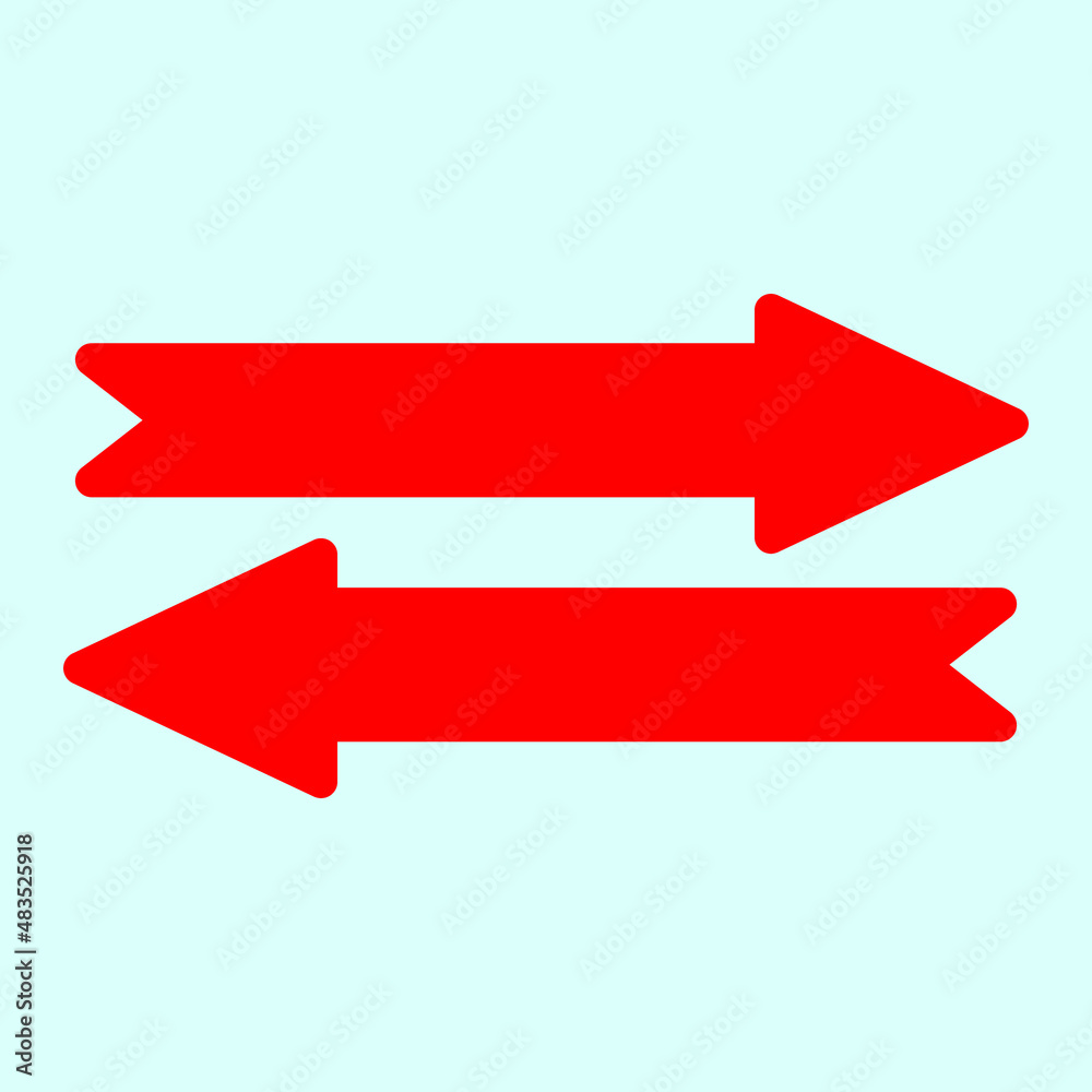 Red arrow icon vector EPS- 10 Red arrow icon vector EPS- 10