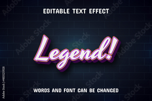 Thursday text - editable text effect