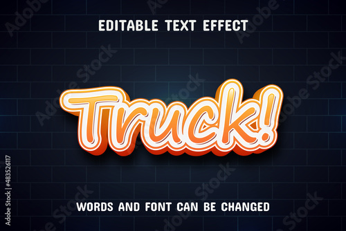 Late text - editable text effect photo
