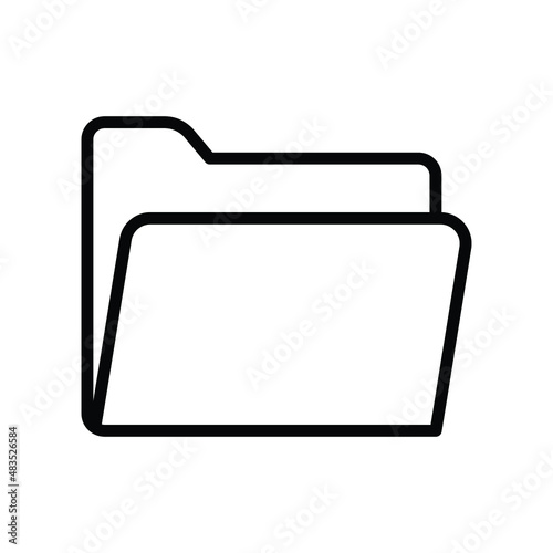 Folder Vector icon which is suitable for commercial work and easily modify or edit it


