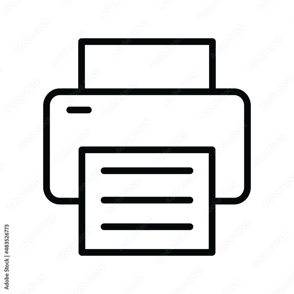 Printer Vector icon which is suitable for commercial work and easily modify or edit it
Printer Vector icon which is suitable for commercial work and easily modify or edit it