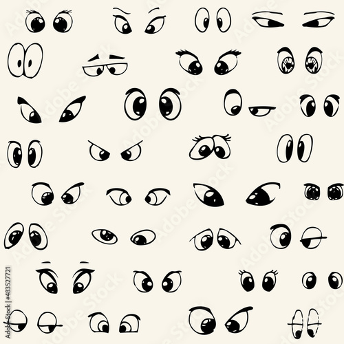 cartoon eyes