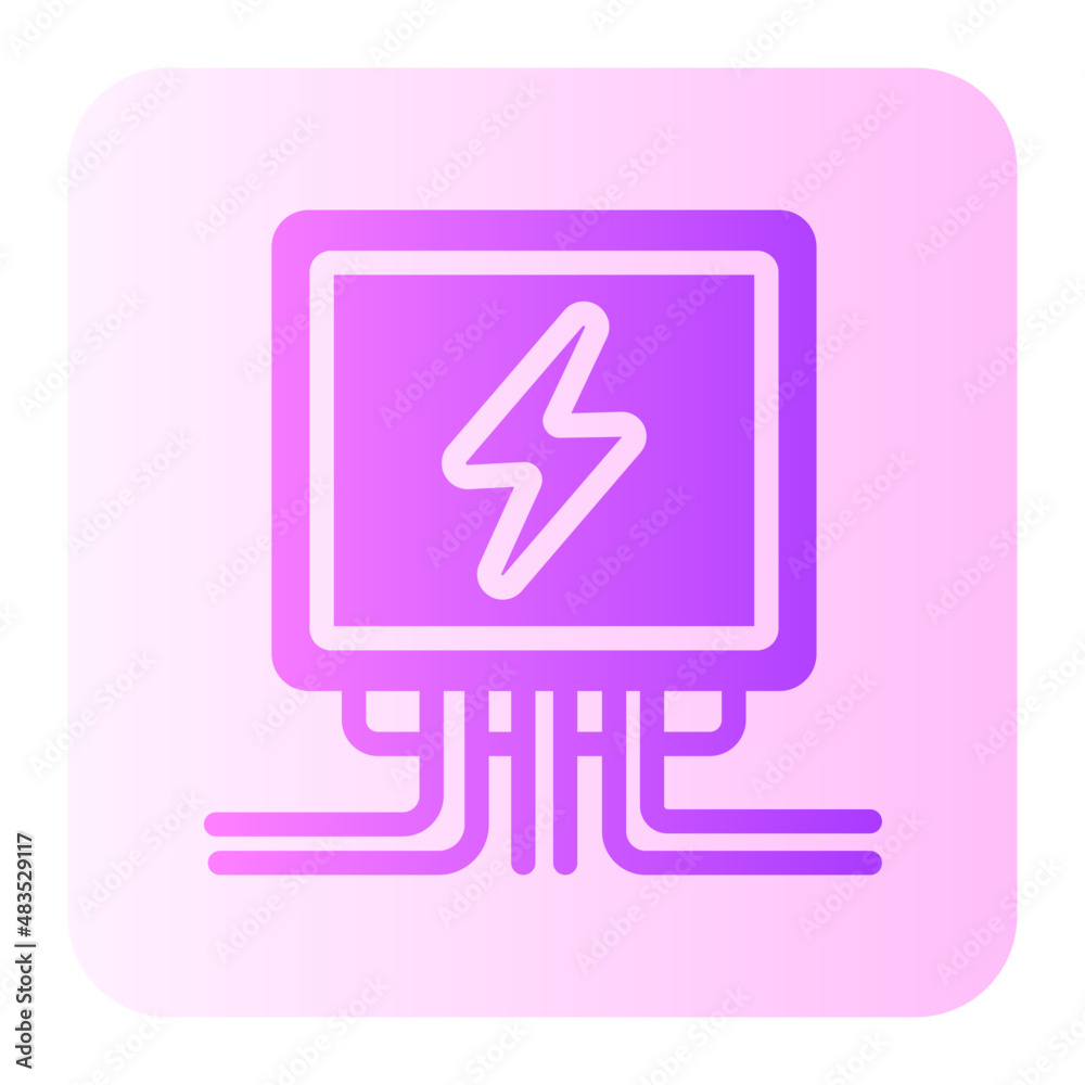 electrical panel gradient icon electrical panel gradient icon