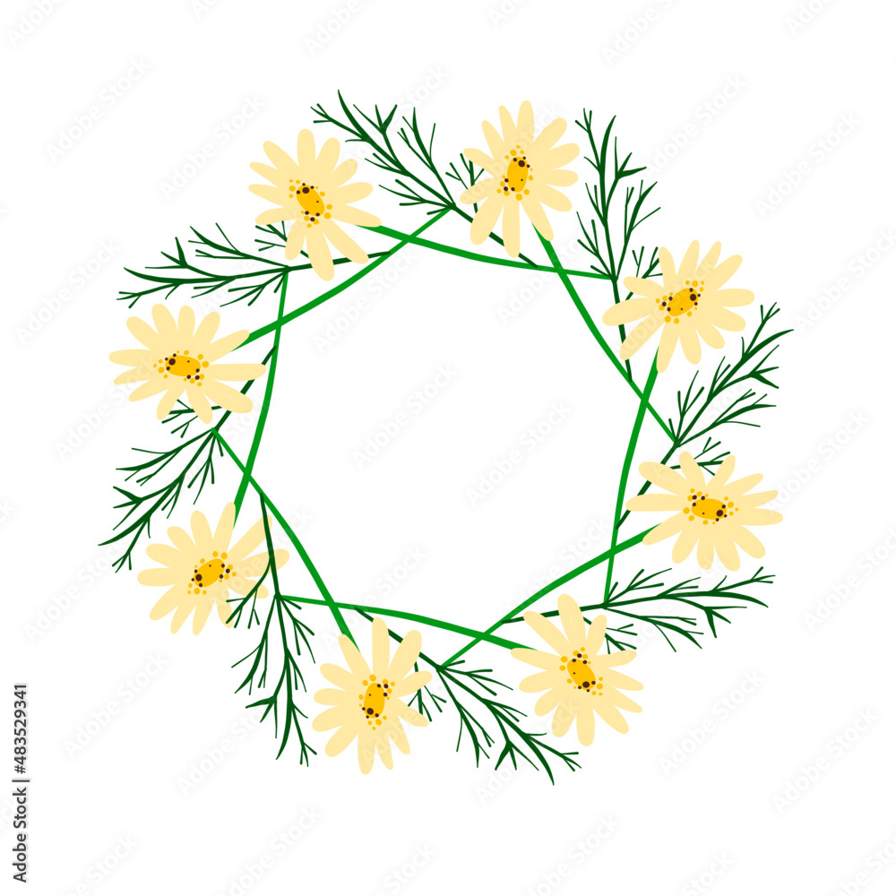 wreath of daisies