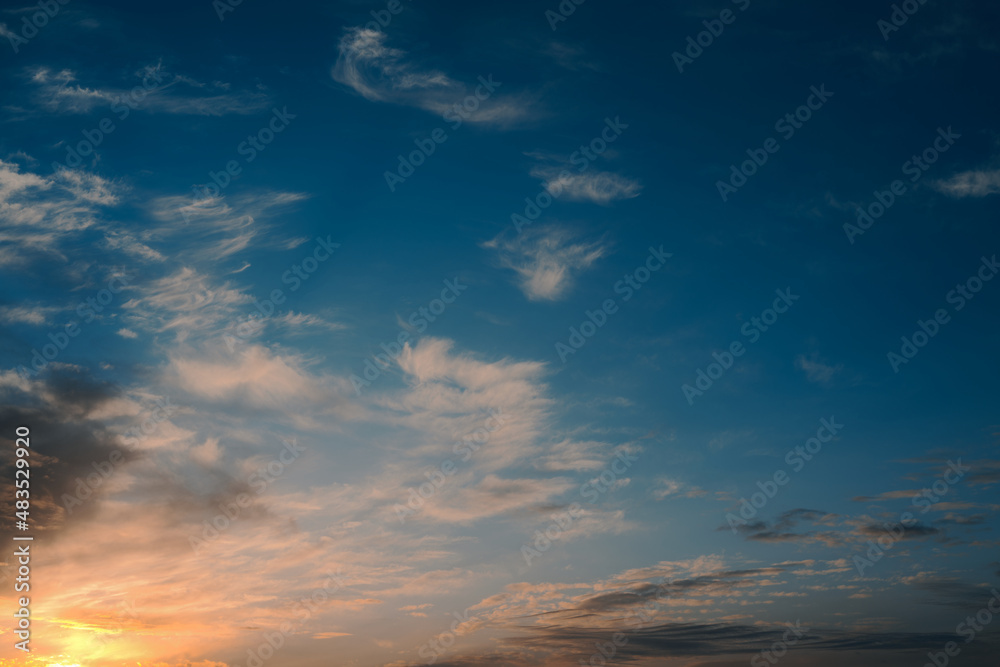 Obraz premium The sky at twilight