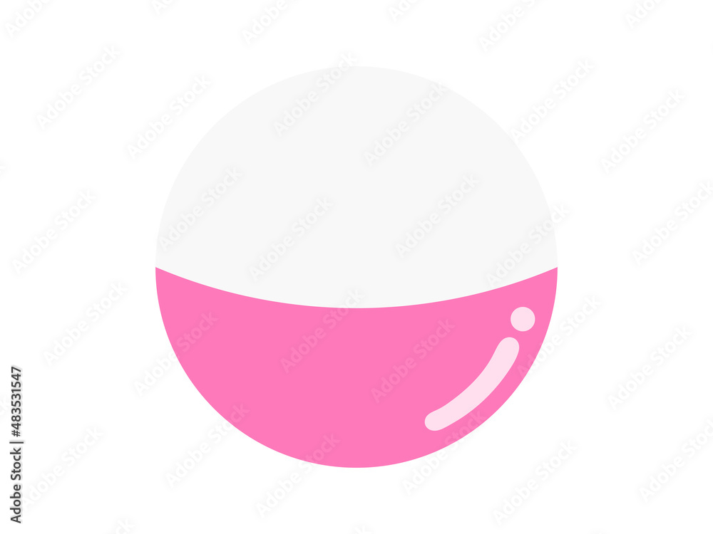 ガチャガチャカプセルアイコン ピンク Stock Illustration Adobe Stock