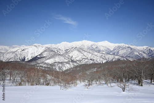 雪の大日ヶ岳 © 栄一 高村