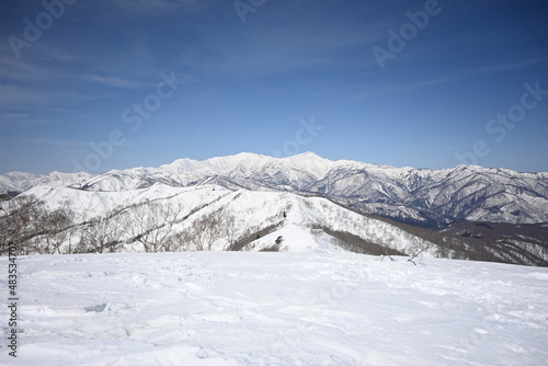 雪の大日ヶ岳 © 栄一 高村