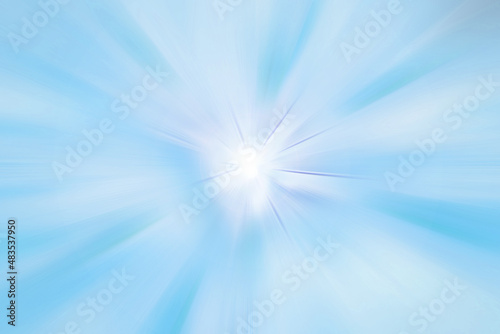 Abstract background. Center point perspective. A flash of bright light.