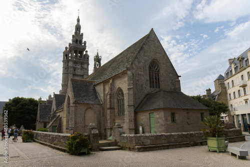 View on the parish enclosure of Roscoff in finistere