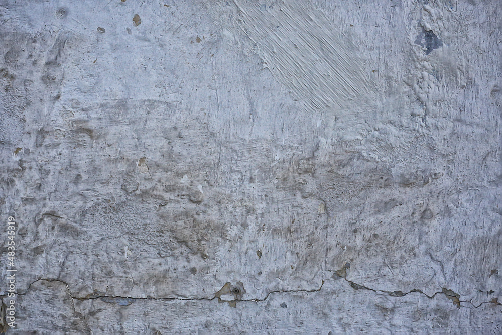 Naklejka premium old crumbling plaster background, abstract grunge wall texture