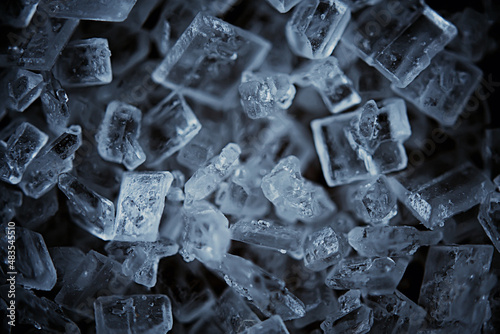 Bilde på lerret sugar crystals macro background abstract diet