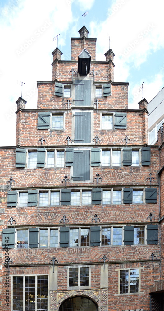 Fototapeta premium Historisches Bauwerk in der Hanse Stadt Bremen