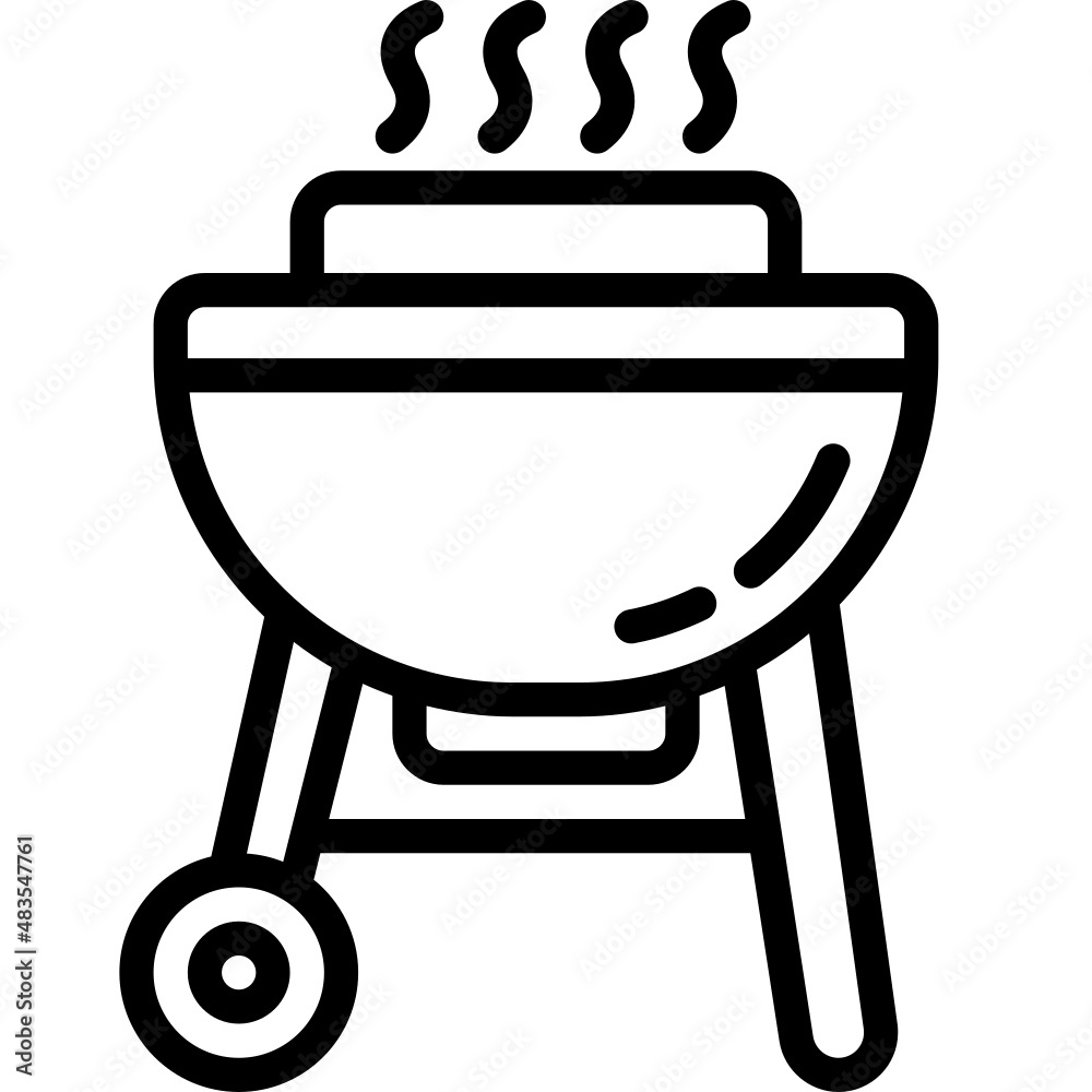 grill line icon grill line icon