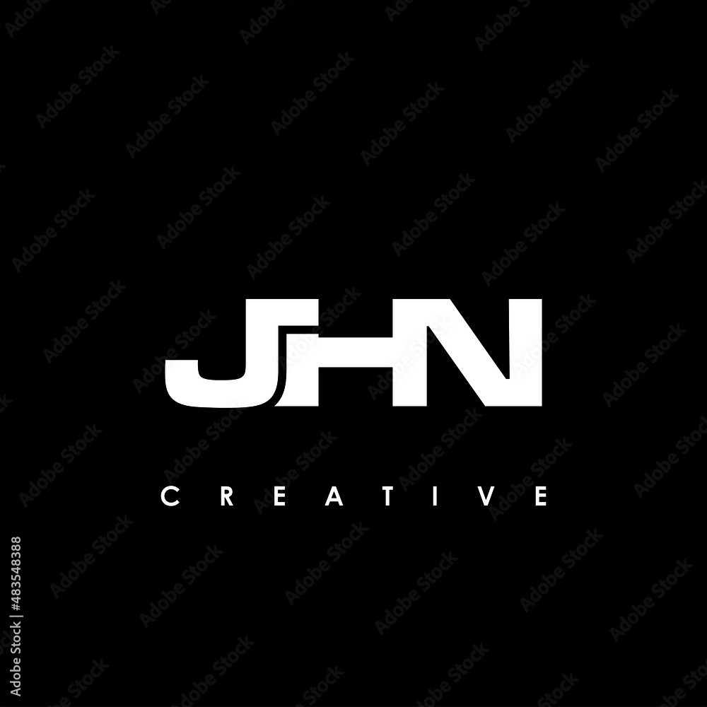 JHN Letter Initial Logo Design Template Vector Illustration JHN Letter Initial Logo Design Template Vector Illustration