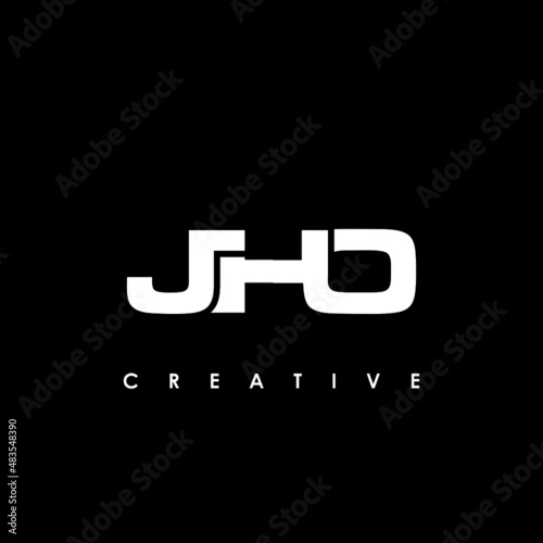 JHO Letter Initial Logo Design Template Vector Illustration