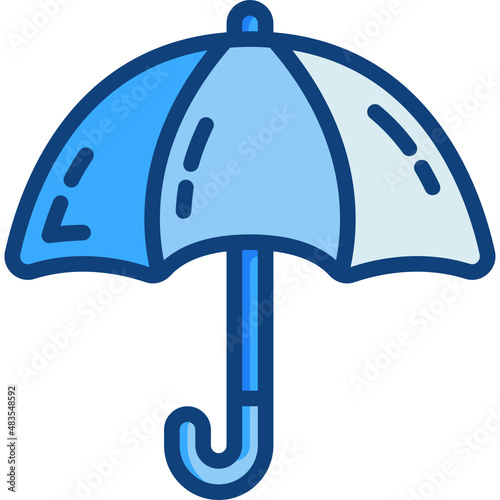 umbrella Two Tone icon